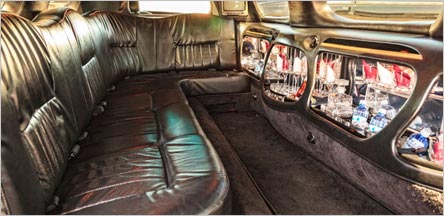 8 Passenger Stretch Limousine Interior Novato