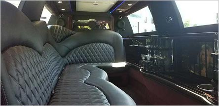 Lincoln Stretch Limousine Interior Novato