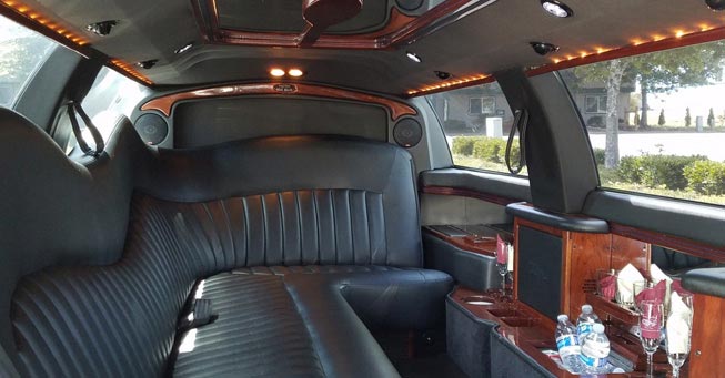 Novato 10 Passenger Stretch Limousine Interior