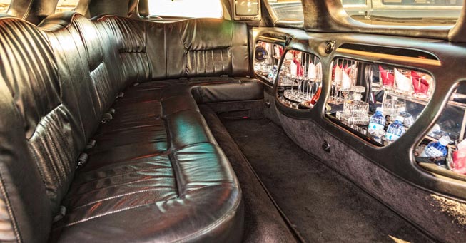 Novato 8 Passenger Stretch Limousine Interior